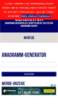 Mobile Screenshot of anagramm-generator.artflow.de